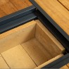 100x150 Alüminyum Mangallı Masa