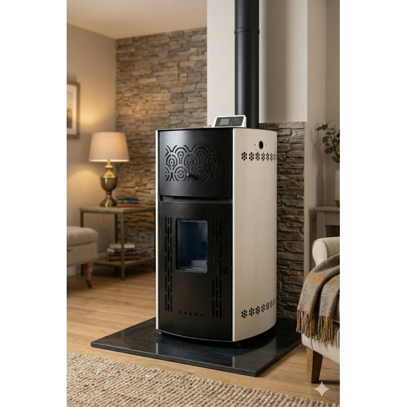 SK03 Peletli Kazan Tipi (WiFi - 160 m2 Isıtma)