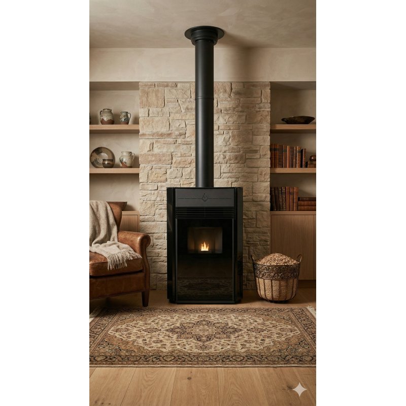 SE03 Elektrikli Fanlı Pelet (Black Seri)