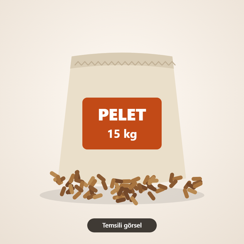 Pelet Yakıt (15 kg Torba)